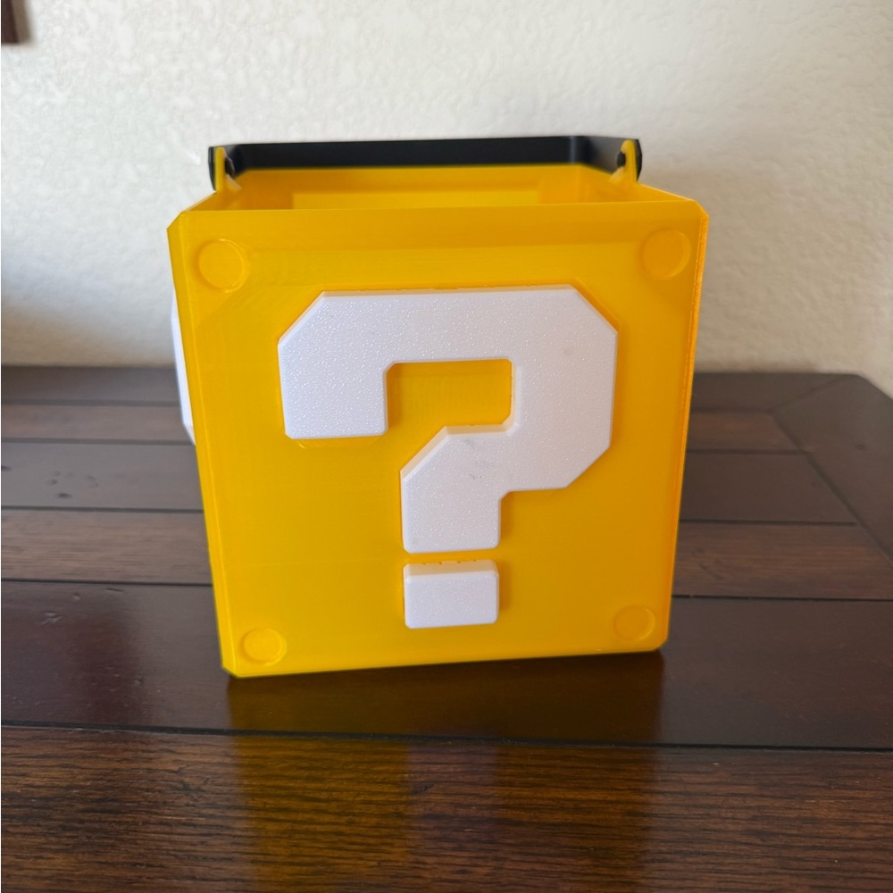 Kid’s Halloween Yellow Question Block treat box